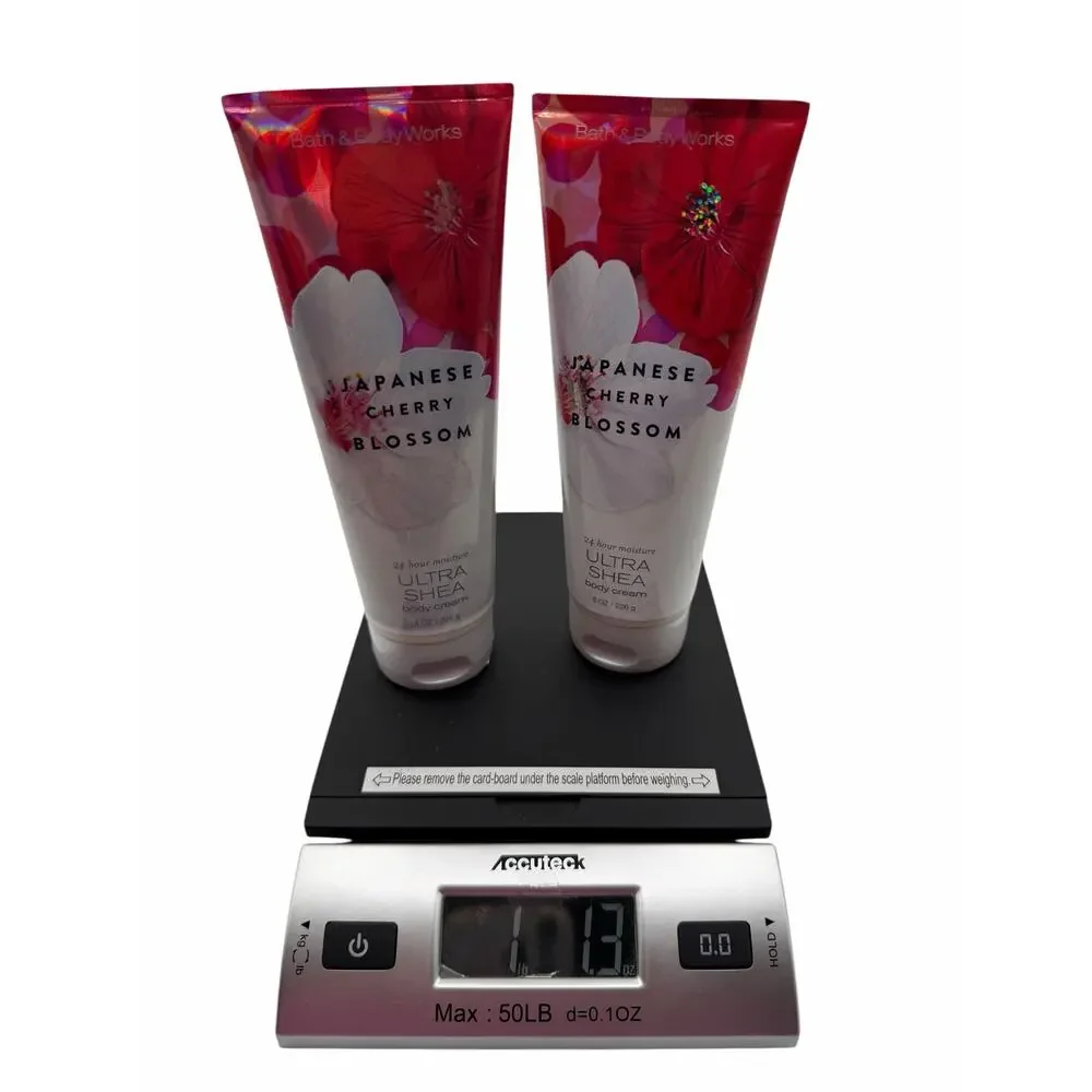 Bath & Body Works Japanese Cherry Blossom Ulta Shea Body Cream X2 Bundle 8oz New
